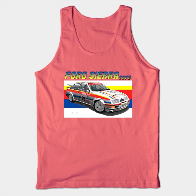 GrA Ford Sierra RS Cosworth Tank Top by PjesusArt